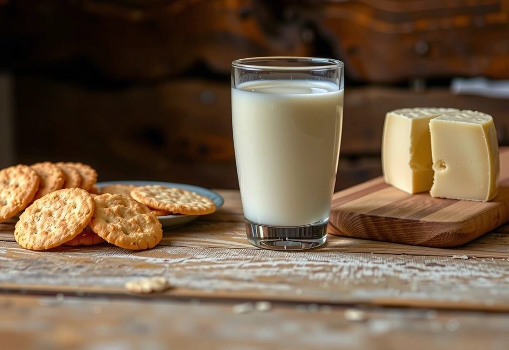 Leche y queso, productos lácteos ricos en Calcio