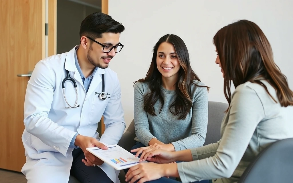 Nutricionista explicando planes de suplementación a un cliente